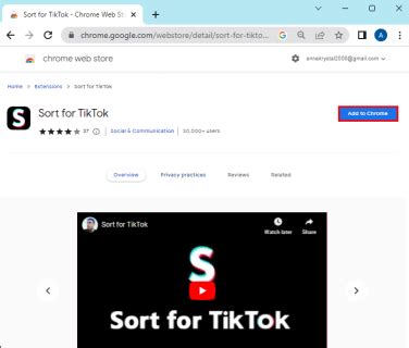 sort for tik tok|sort for tiktok firefox.